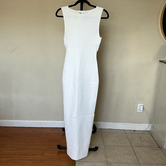 HOUSE OF CB NOLI WHITE‎ STRETCH KNIT MAXI DRESS - NWOT size XS - Picture 4 of 14